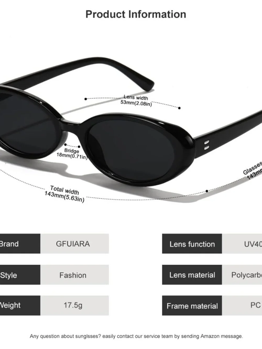 Lightweight 90s Style Oval Sunglasses - Full UV Protection - 3 Stylish Colors